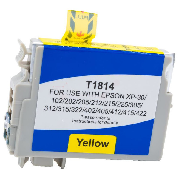 BULK T1814 Alternativ Tinte Yellow für Epson  / C13T18144010 / 16ml