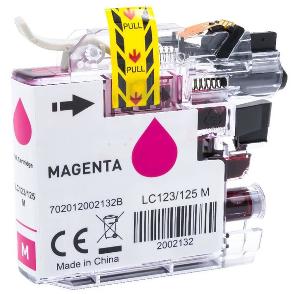 BULK LC125XLM Alternativ Tinte Magenta für Bro / LC125M / 16,6ml 