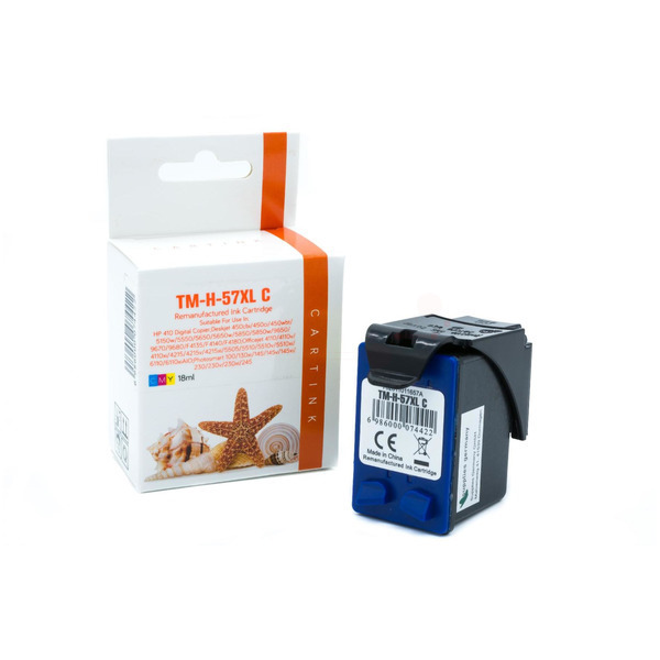 REF57 Refill Tinte Color für HP / C6657A / 17ml 