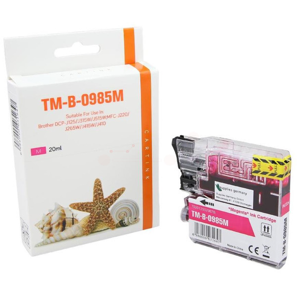 LC985M Alternativ Seestern Tinte Magenta für Brother / LC985M / 20ml