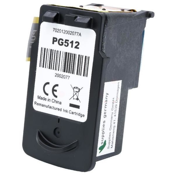 BULK PG512 Alternativ Tinte Black für Canon / 2969B001 / 15ml 