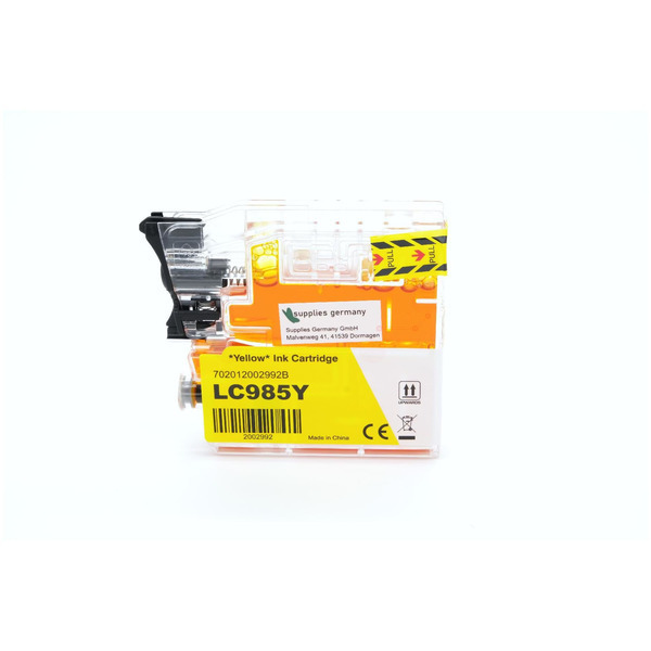 BULK LC985Y Alternativ Tinte Yellow für Brother  / LC985Y / 19ml