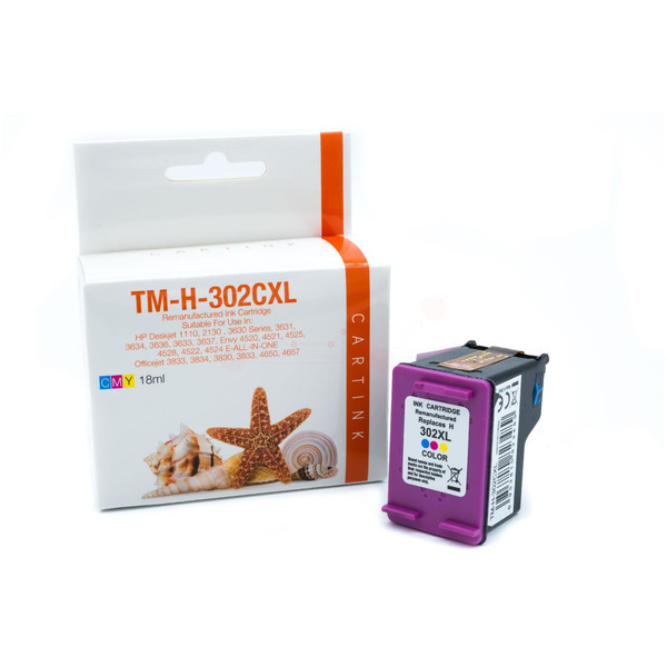 REF302CXL Refill Tinte Color für HP / F6U67AE / 18ml (EU) 