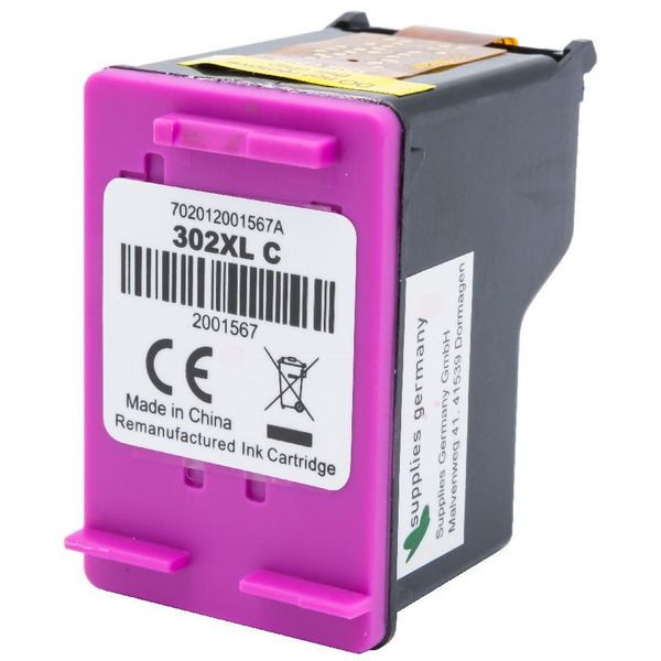 BULK 302CXL Alternativ Tinte Color für HP / F6U67AE / 18ml (EU) 