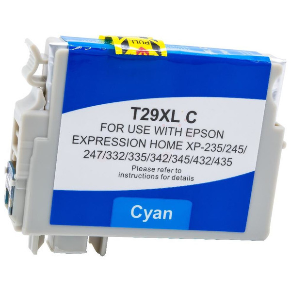 BULK T29XLC Alternativ Tinte Cyan für Epson / C13T29924010 / 9,6ml