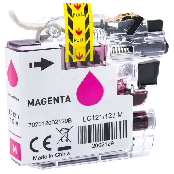 BULK LC121/123XLM Alternativ Tinte Magenta für Bro / LC123M / 10ml