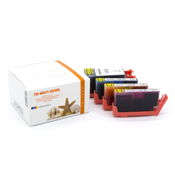 Multipack 920XL Alternativ Tinte für HP / C2N92AE / BK56,6ml / C,M,Y14,6ml