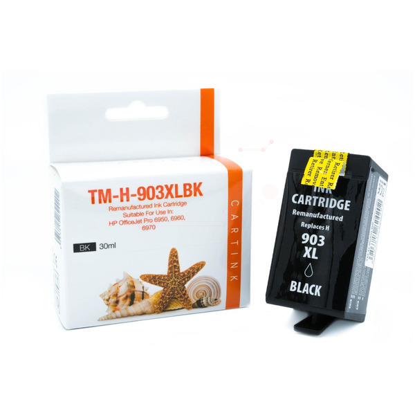 REF903XLBK Refill Tinte Black für HP / T6M15AE / 37ml 