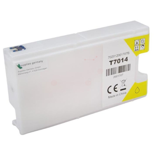 BULK T7014 Alternativ Tinte Yellow für Epson / C13T70144010 / 34,2ml