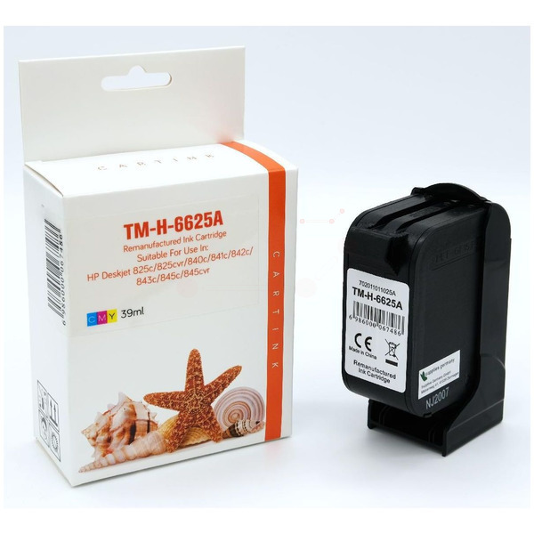REF6625 Refill Tinte Color für HP / C6625A / 42ml 