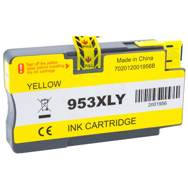 BULK 953XLY Alternativ Tinte Yellow für HP / F6U18AE / 26ml 