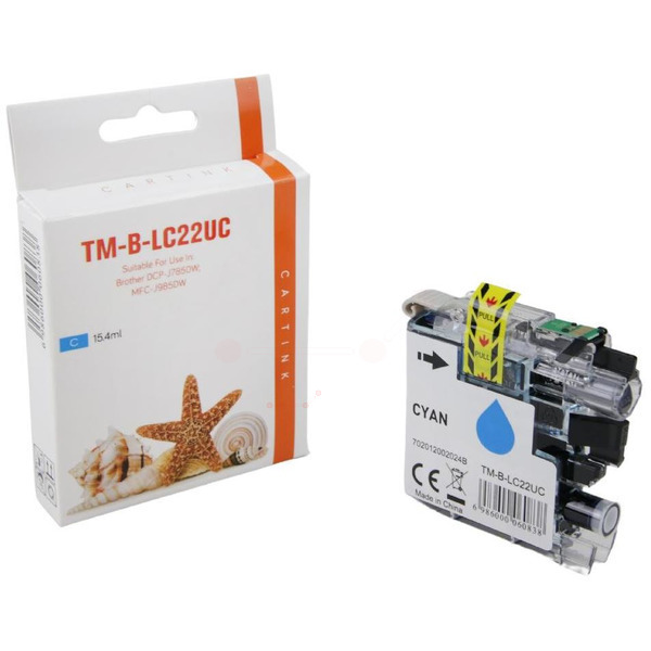 LC22UC Alternativ Seestern Tinte Cyan für Brot / LC22UC / 15,4ml