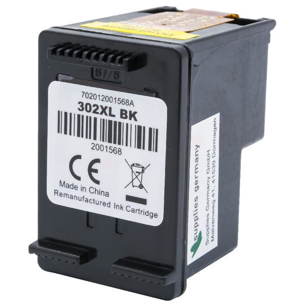 BULK 302BKXL Alternativ Tinte Black für HP / F6U68AE / 18ml (EU) 