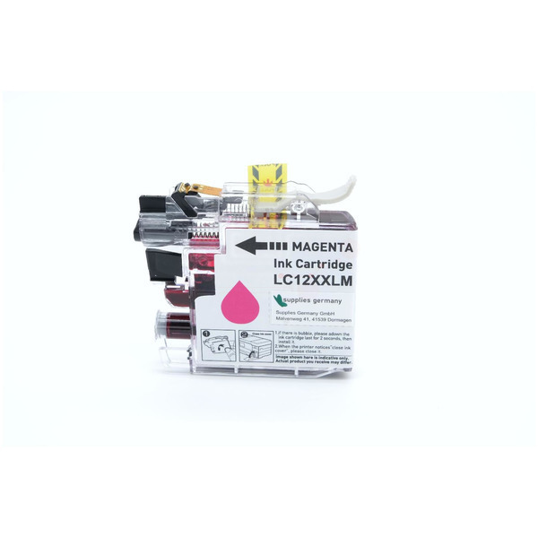 BULK LC12XXLM Alternativ Tinte Magenta für Brothe / LC12EM / 1.200 Seiten