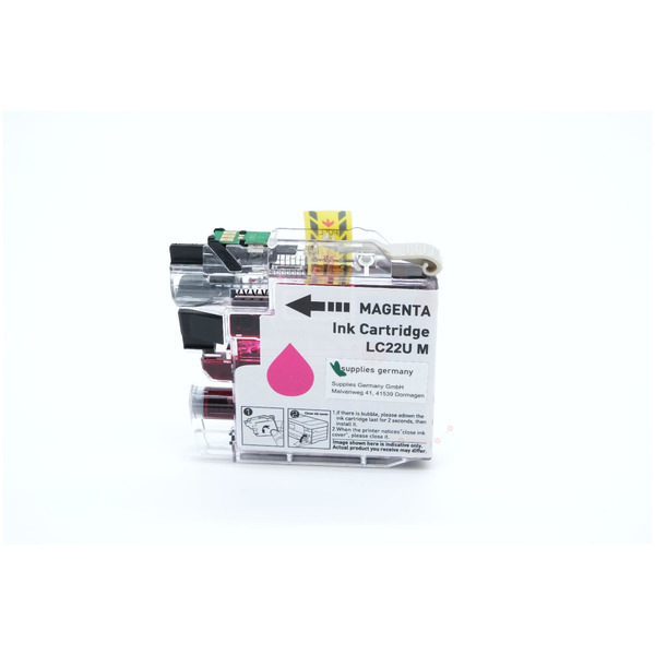 BULK LC22UM Alternativ Tinte Magenta für Brother / LC22UM / 15,4ml