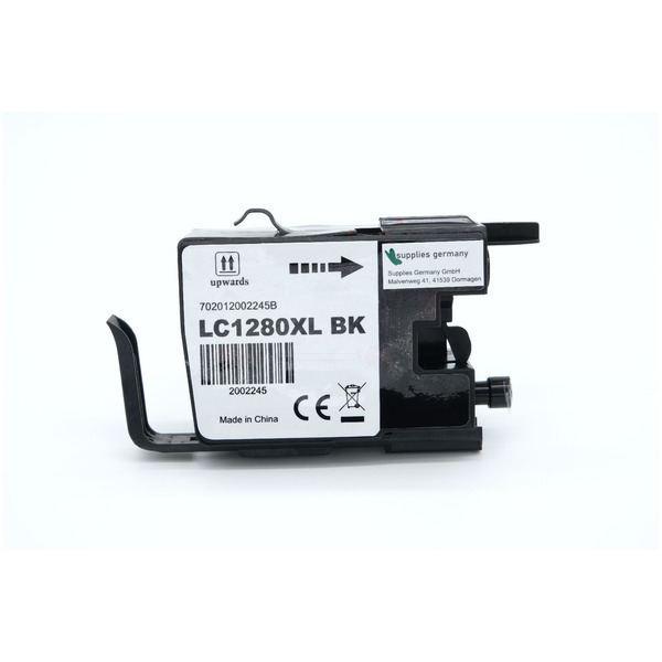 BULK LC1280XLBK Alternativ Tinte Black für Brother / LC1280XLBK / 54,7 ml