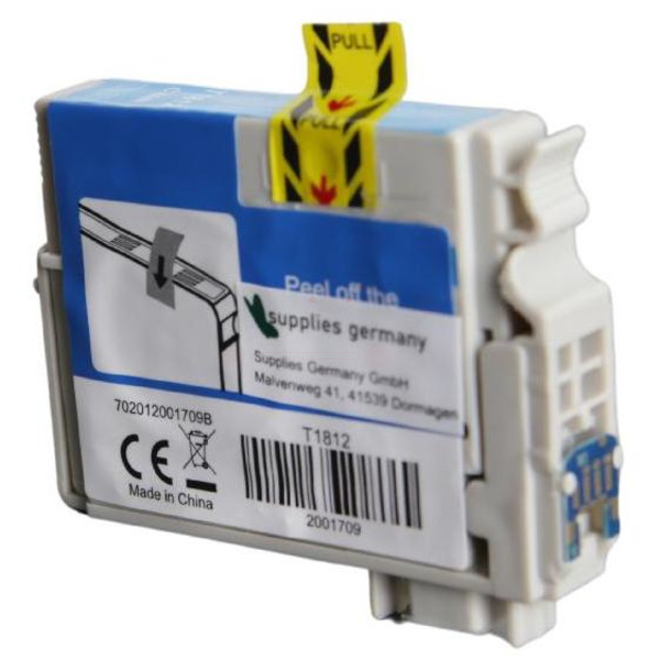 BULK T1812 Alternativ Tinte Cyan für Epson / C13T18124010 / 16ml