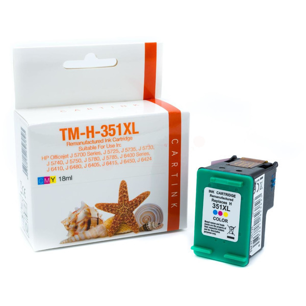 REF351XXL Refill Tinte Color für HP / CB338EE / 18ml 