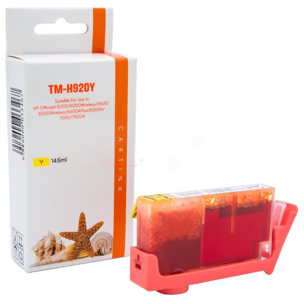 REF920YXL Refill Tinte Yellow für HP / CD974AE / 14,6ml