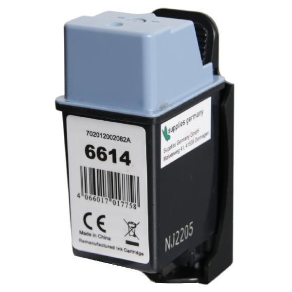 BULK 6614 Alternativ Tinte Black Für HP / C6614D / NR.20 / 40ml