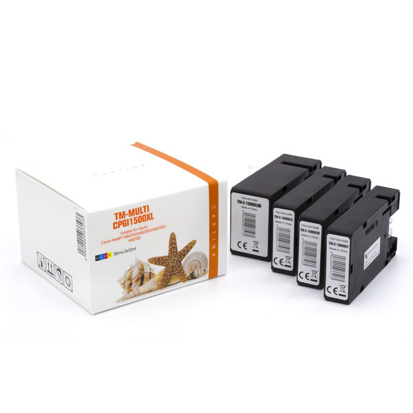 Multipack PGI1500XL Alternativ Tinte für Canon / 9182B004 / BK36ml / C,M,Y12ml