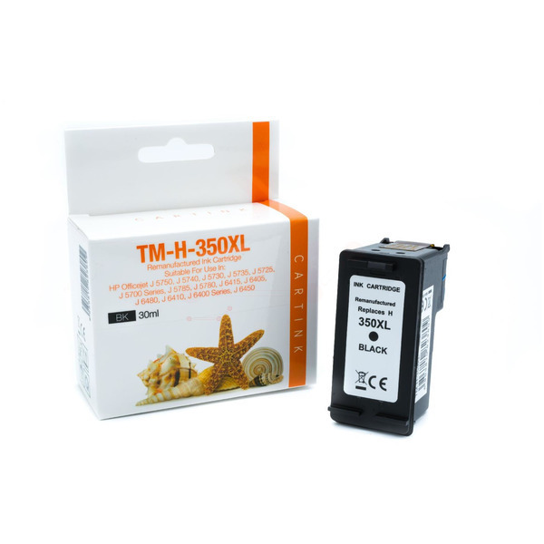 REF350XXL Refill Tinte Black für HP / CB336EE / 30ml 
