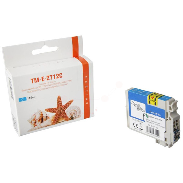 T2712XL Alternativ Seestern Tinte Cyan / C13T27124010 / 14,6ml