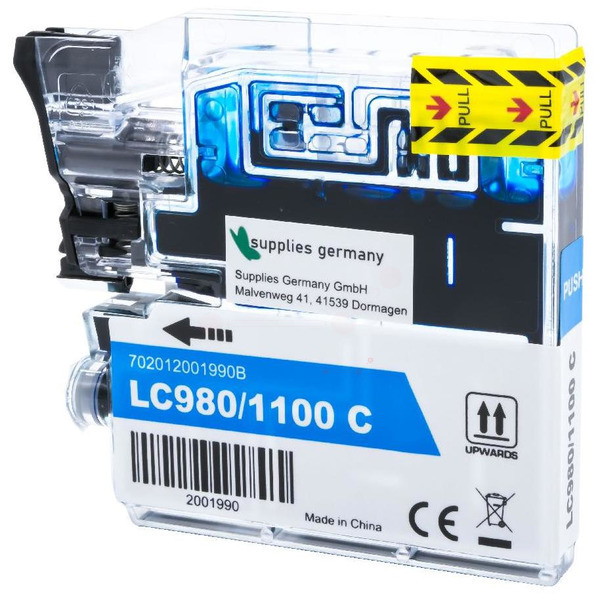 BULK LC980/1100C Alternativ Tinte Cyan für Brother / LC980C / 20ml