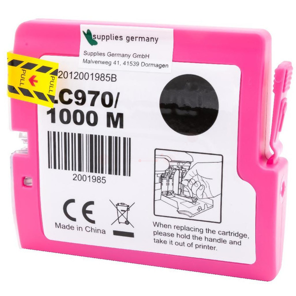 BULK LC970/1000M Alternativ Tinte Magenta für Brother / LC1000M / 15ml