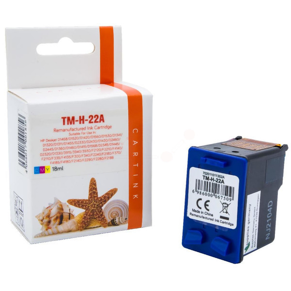 REF22 Refill Tinte Color für HP / C9352AE / 17ml 