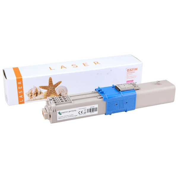 TONC321M Alternativ Toner Magenta für OKI / 44973534 / 1.500 Seiten 