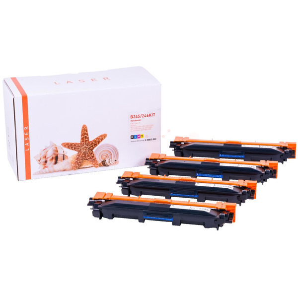 TONTN246KIT Univ. Toner TN241/242/245/246 Rainbowkit für Brother / TN246KIT / BK2.500  / CMY2.200 Seiten