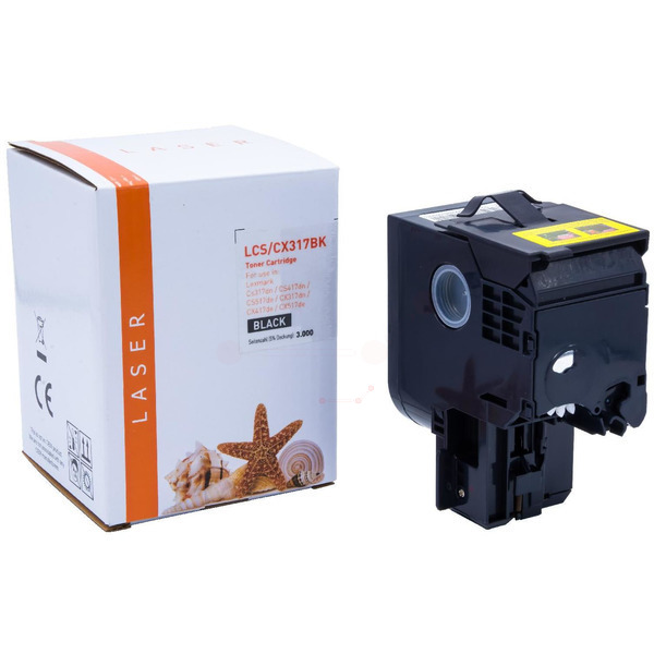 TONCS/CX317BK Alternativ Toner Black für Lexmark / 71B20K0 / 3.000 Seiten