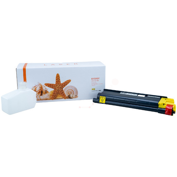 TONTK590Y Alternativ Toner Yellow für Kyocera  / TK590Y / 5.000 Seiten 