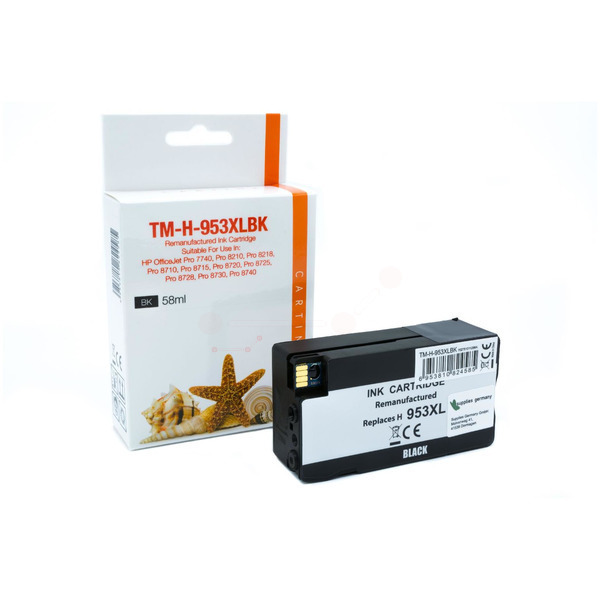 REF953XLBK Refill Tinte Black für HP / L0S70AE / 58ml 