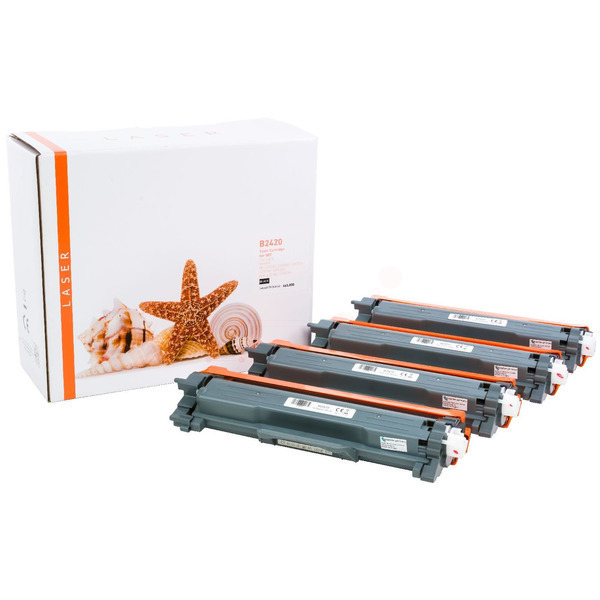 4er Set TONTN2420 Alternativ Toner Black für Broth / TN2420 / 4x3.000 Seiten