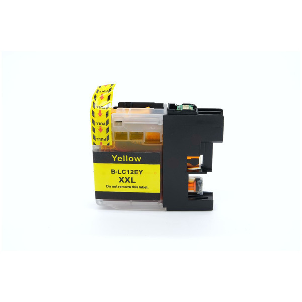 BULK LC12XXLY Alternativ Tinte Yellow für Brother / LC12EY / 1.200 Seiten