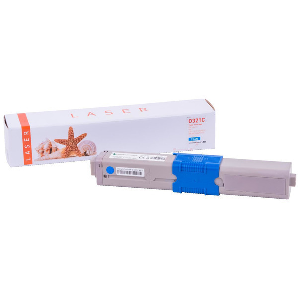 TONC321C Alternativ Toner Cyan für OKI / 44973535 / 1.500 Seiten 