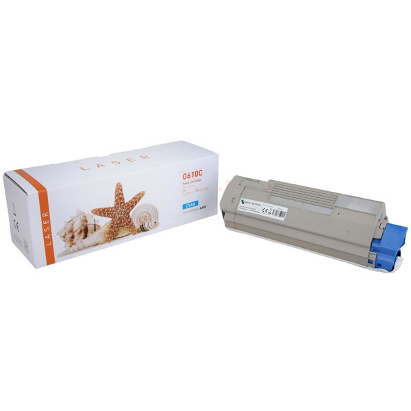 TONC610 Alternativ Toner Cyan für OKI / 44315307 / 8.000 Seiten 