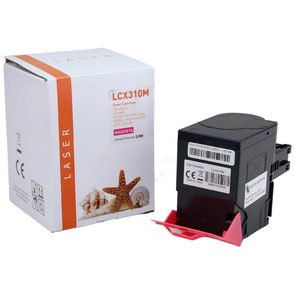 TONCX310M Alternativ Toner Magenta für Lexmark  / 80C2SMO / 2.000 Seiten