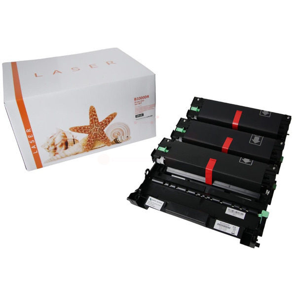 4er Set TONDR3300 Alternativ Trommel Black für B / DR3300 / 4x30.000 Seiten 