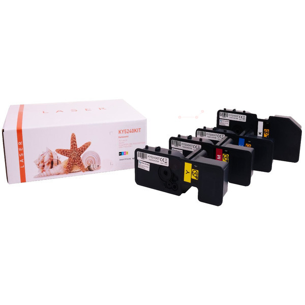 TONTK5240KIT Alternativ Toner Rainbowkit für Kyoce / TK5240 / BK4.000 / CMY3.000 Seiten