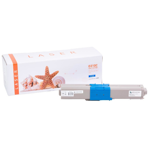 TONC310C Alternativ Toner Cyan für OKI  / 44469706 / 2.000 Seiten 