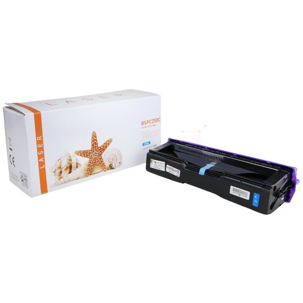 TONSPC250C Alternativ Toner Cyan für Ricoh / 407544 / 1.600 Seiten