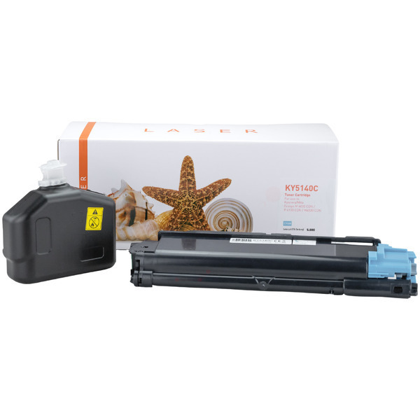 TONTK5140C Alternativ Toner Cyan für Kyocera  / TK5140C / 5.000 Seiten