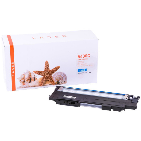 TONSLC430C Alternativ Toner Cyan für Samsung / CLTC 404 S/ELS / 1.000 Seiten
