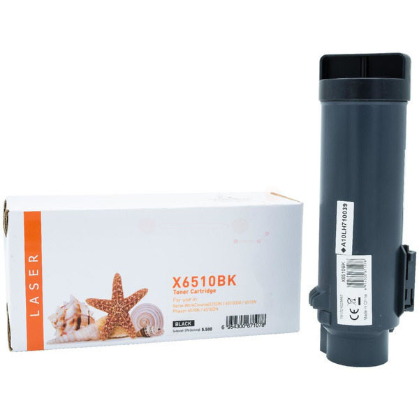 TONPHASER6510BKHC Alternativ Toner Black für Xerox / 106R03480 / 5.500 Seiten