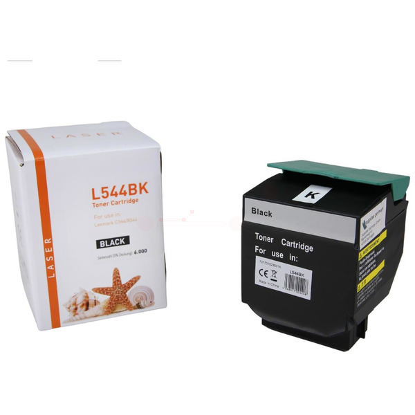 TONC544 Alternativ Toner Black für Lexmark  / X544 / 6.000 Seiten 