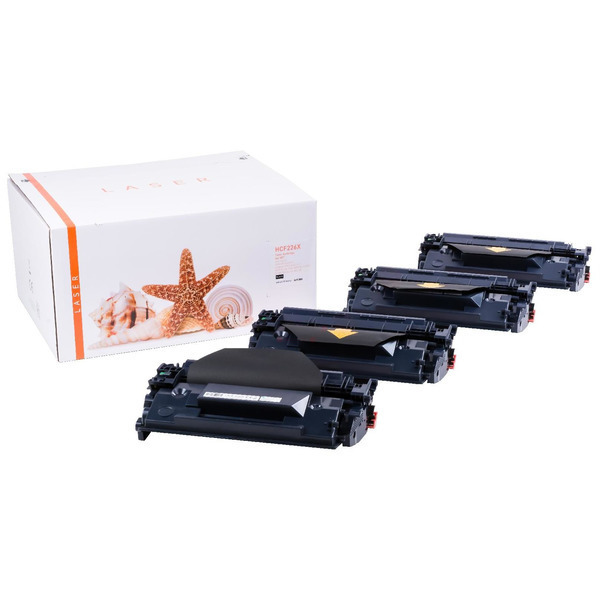 4er Set TONCF226X Alternativ Toner Black für HP / CF226X / 4x9.000 Seiten 