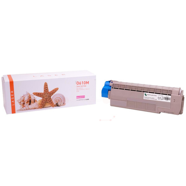TONC610 Alternativ Toner Magenta für OKI / 44315306 / 8.000 Seiten 